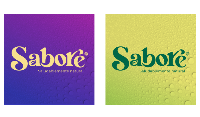 Logotipo Sabore, agua saborizada